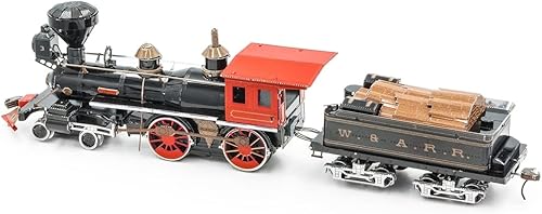 Miniatura 4 de Metal Earth Fascinations Wild West 4-4-0 Locomotora 3D Kit de modelo de metal con pinzas