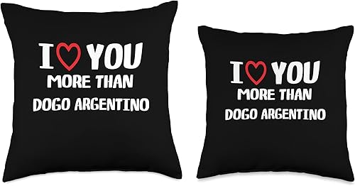 Miniatura 3 de I Love You More Than Dogo Argentino Shirt Women Christmas Throw Pillow, 16x16, Multicolor