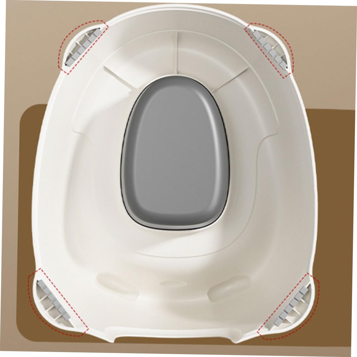 Orinal Portátil para Bebés Asiento de Inodoro para Entrenamiento, de Plástico, para Baño y Niños Pequeños
