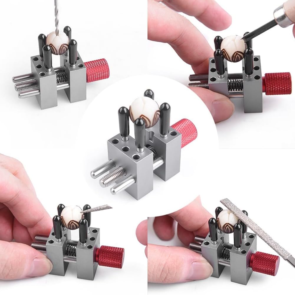 Outil de bricolage de modélisme, mini étau de vis, outils de serrage de poignée de précision entièrement en métal pour les modèles