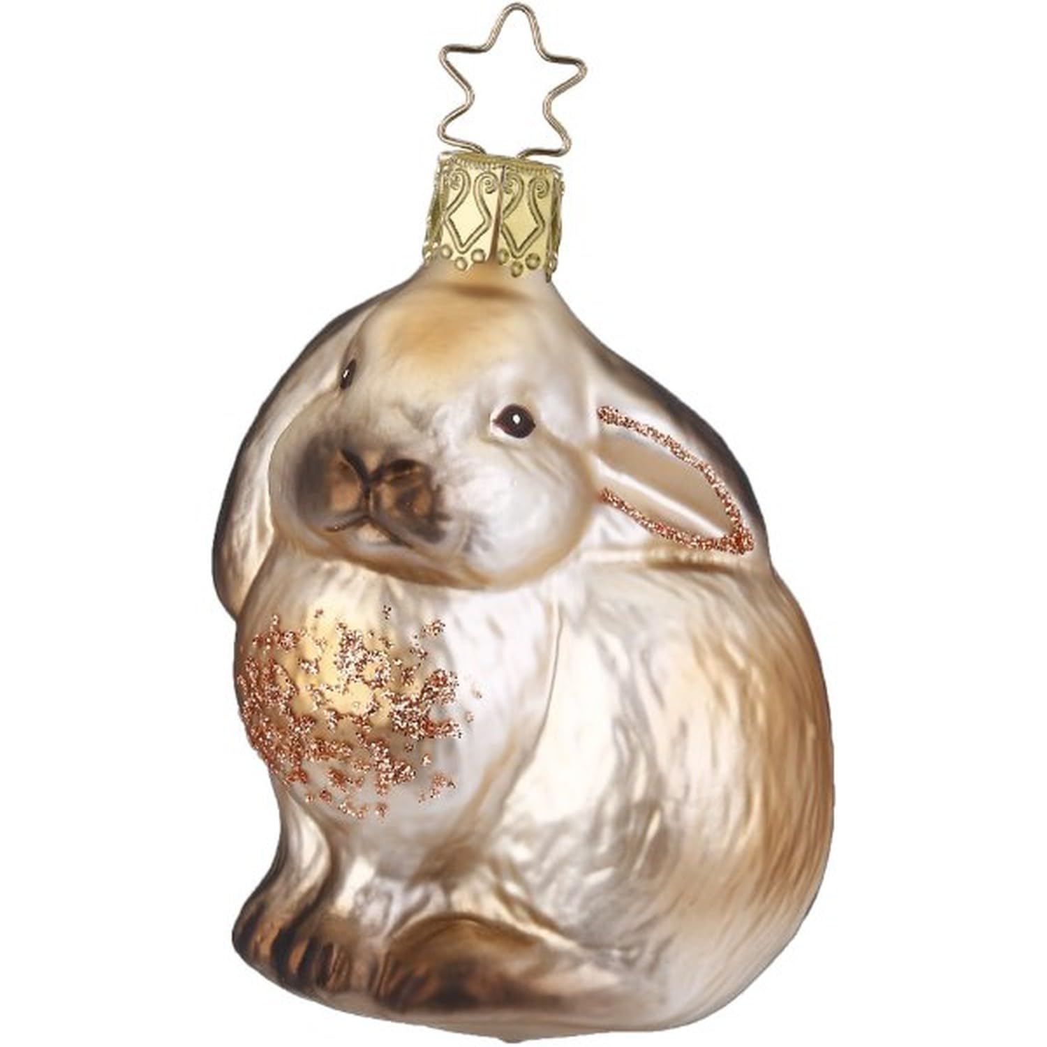 INGE-GLAS Christbaumschmuck Schnecke - Handbemalt & Mundgeblasen 6cm