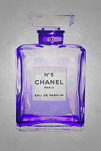 Buyartforless Kelissa Semple - Póster de Chanel No. 5 en lavanda (12 x 18 pulgadas)