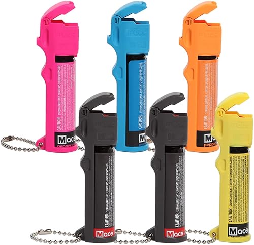 Pulverizadores de pimienta de color neón de tamaño completo (paquete de 6)