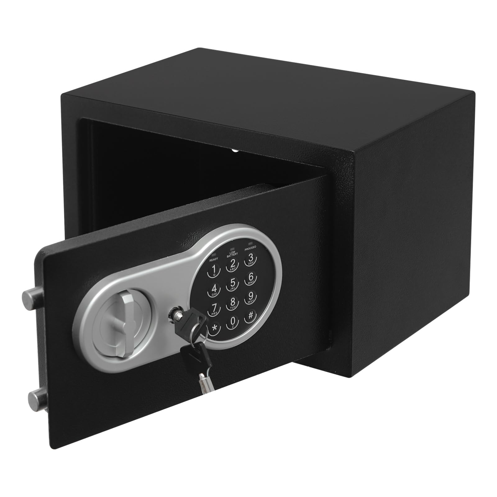 Cassaforte per mobili con serratura a combinazione e chiave di emergenza, cassaforte compatta per casa e ufficio, scatola di sicurezza elettronica per contanti, gioielli e documenti, cassaforte in