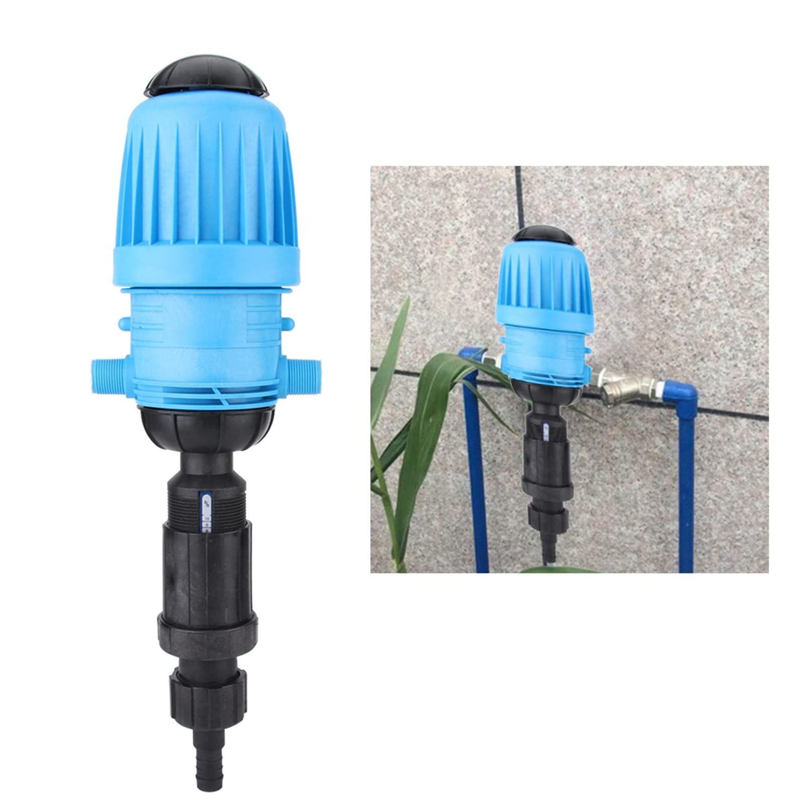Cocoarm Distributore di Liquidi per Fertilizzanti, Strumento Proporzionatore di Iniettore Chimico per l'orticoltura Industriale, Materiale PP Robusto con Pompe Proporzionali Precise, Facili da