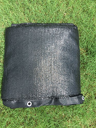 Perfect Sunblock Shade Cloth with Grommets 70% 10 ft x 20 ft Black for Plant Cover Greenhouse Barn Kennel Pool Pergola… - Image 5
