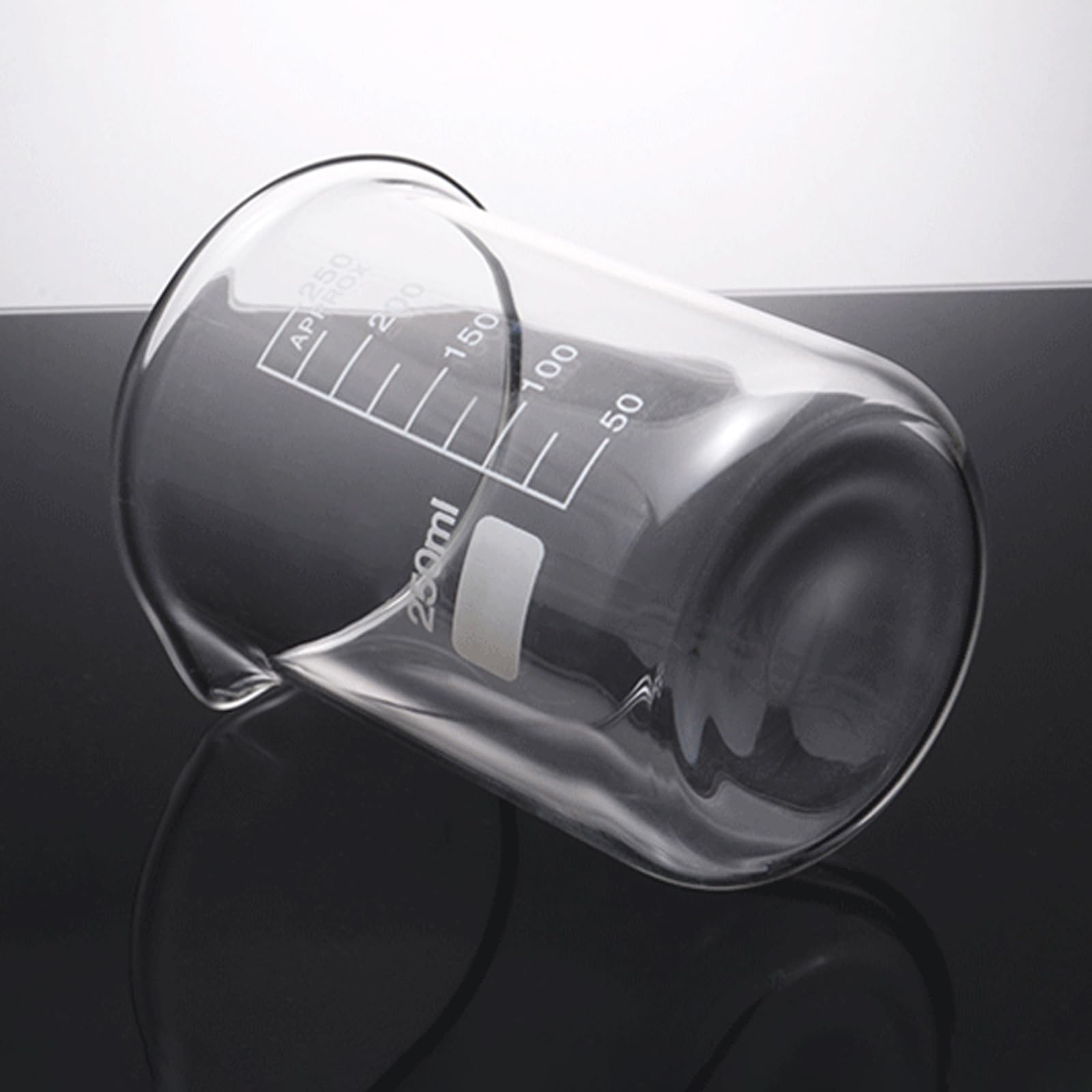 Szklany kubek wysokiej klasy Zagęszczona, niska forma, zlewka miarowa ze szkła borokrzemianowego z wylewką, laboratoryjna, 25-10000 ml(1000ML)