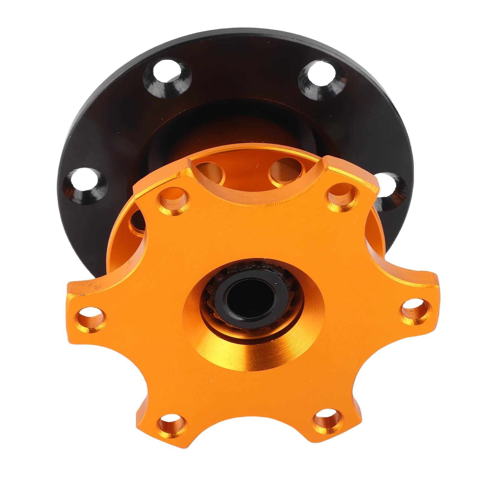 Generic Kit Adattatore Universale per Volante da a Sgancio Rapido, Sgancio Rapido per la Maggior Parte dei Volanti, Robusto e Resistente Ai Graffi per gli Appassionati di Auto