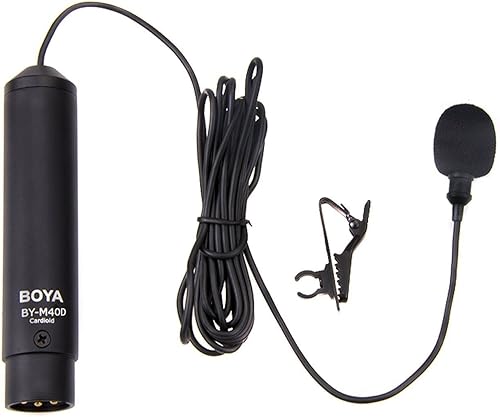 BOYA BY-M4OD 48V Phantomspeisung Clip-On Omni-direktionale XLR Lavalier-Mikrofon mit Aluminium-GehA use fA r Canon Sony Panasonic Camcorder ZOOM H4n TASCAM Audio-Recorder BOYA BY-M4OD 48V Phantomspeisung Clip-On Omni-direktionale XLR Lavalier-Mikrofon mit Aluminium-GehA use fA r Canon Sony Panasonic Camcorder ZOOM H4n TASCAM Audio-Recorder
