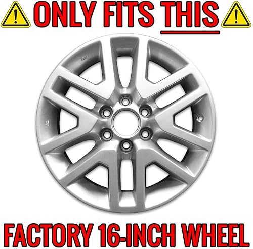 Miniatura 3 de Elite Auto Chrome Skins negros de 6 pulgadas V Spk de 16 pulgadas para Nissan Frontier SV 2014-2021