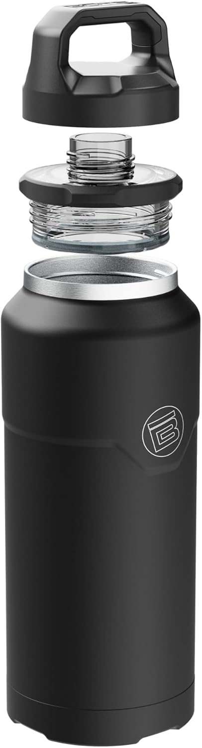 BOTE MagnePod Drinkware MagneBottle includes Screw on Cap with Grab Handle Bottle Magnetically attaches to Compatible SUPs Kayaks Floats Hangouts 36 oz Multiple Colors