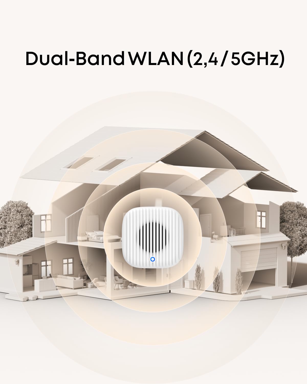 eufy Chime 2 Zusatzklingel, 10 vorinstallierte Melodien, Dual-Band-WLAN (2,4/5GHz), einfache Einrichtung, Bluetooth Auto-Pairing, einstellbare Lautstärke bis 80dB