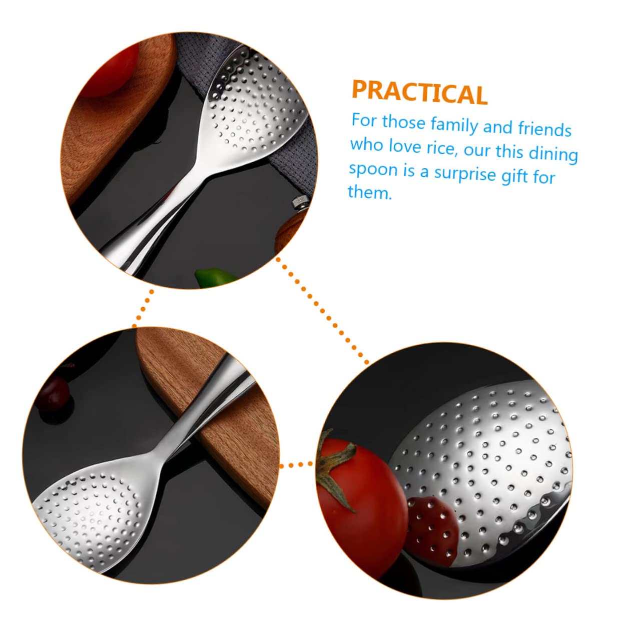 FUNOMOCYA Non Stick Rice Spoon Household Meal Ladle for Cooking and Serving Lightweight Design for and Use Kitchen Outdoors