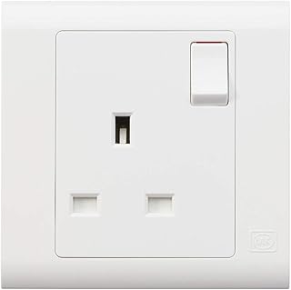 MK (ELECTRIC) Essentials 13A 1G SP SWITCHSOCKET,White