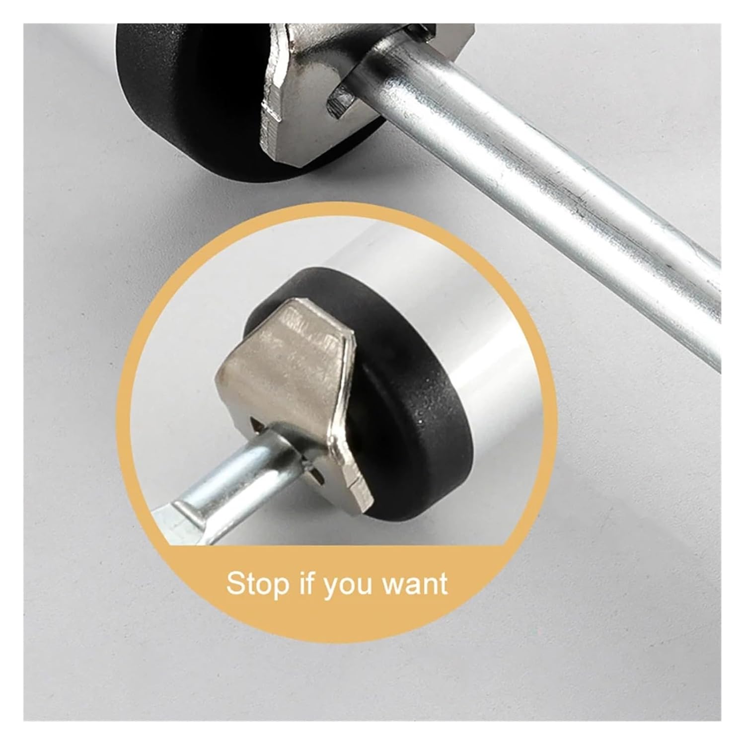 Aluminum Alloy Automatic Door Closer 90 Degree Metal Buffer 35KG Positioning Silent(Silver)