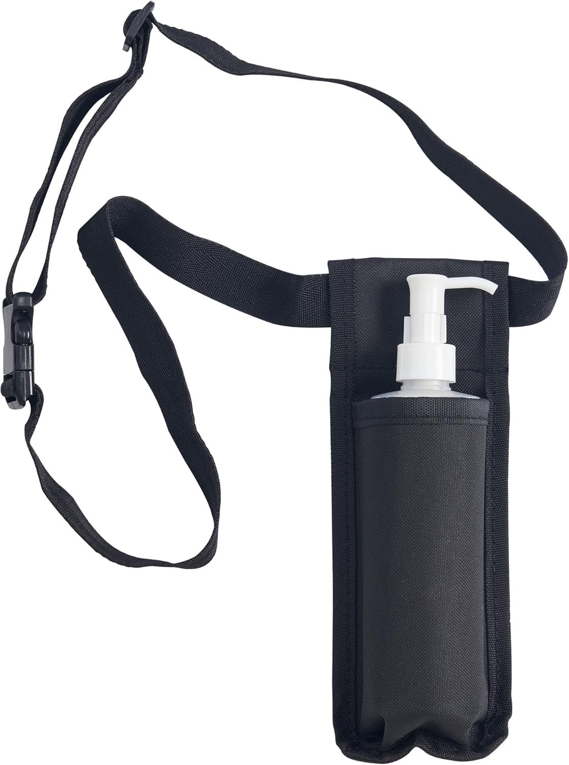 Master Massage Étui pour huile de massage réglable et résistant à la chaleur pour crème et lotion - Comprend un distributeur à pompe rechargeable de 227 ml (noir)