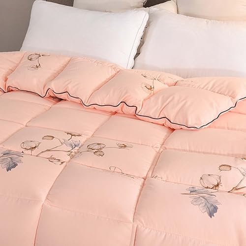 Miniatura 4 de YSUEFIJO Edredón de invierno cálido de hotel de 79 x 91 pulgadas, edredón alternativo cosido en caja, edredón reversible acolchado de microfibra e