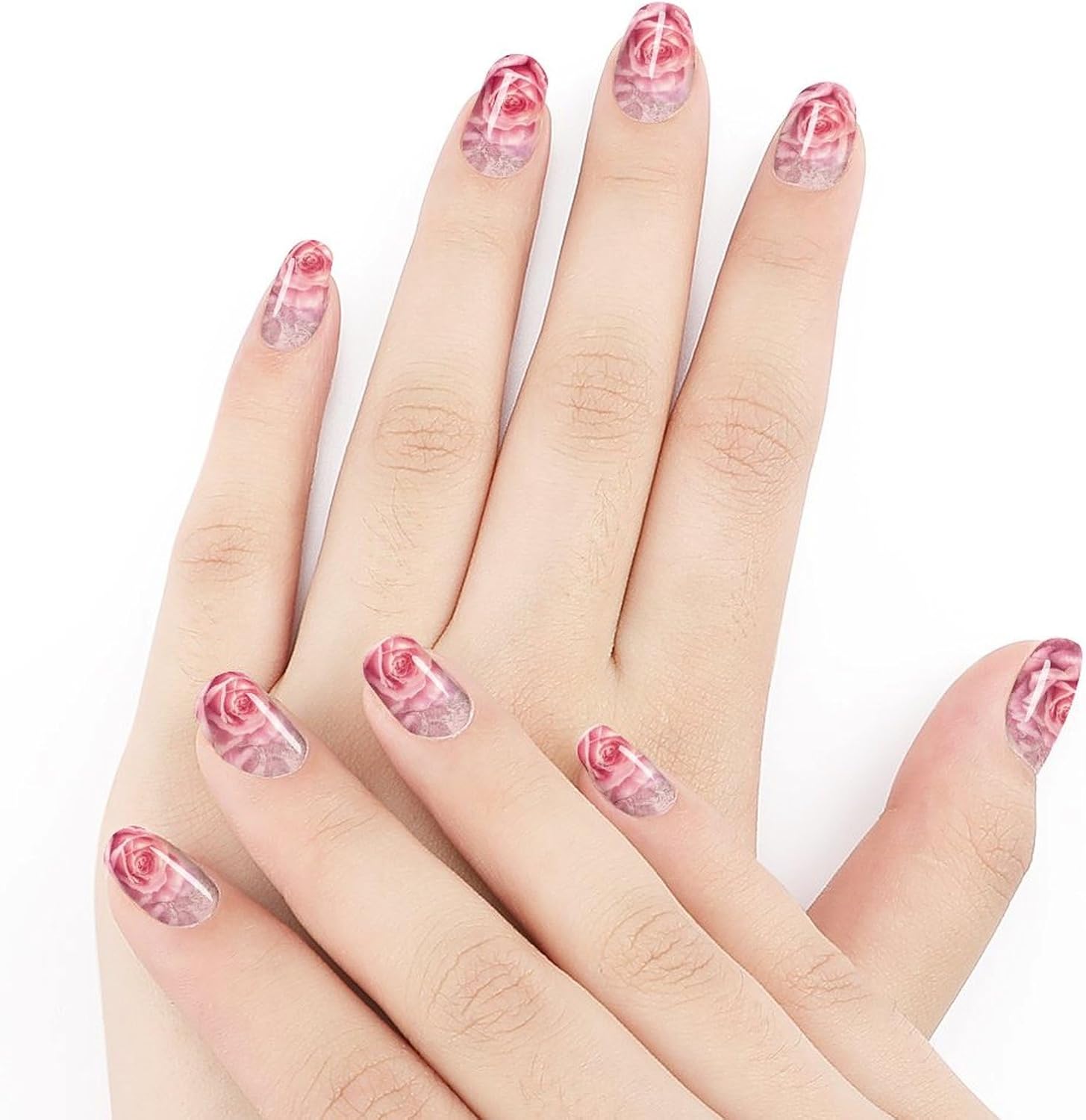 Nail Strips Bundle Full Wrap Long Lasting Nail Polish Strips Easy Application and Removal Salon Quality Self Adhesive Art Stickers for Women Gifts