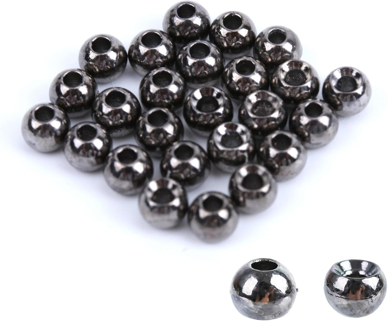 100 Perles Tungstène Maxcatch Pour Mouche Nymphe - Têtes De Montage Matériel Pêche