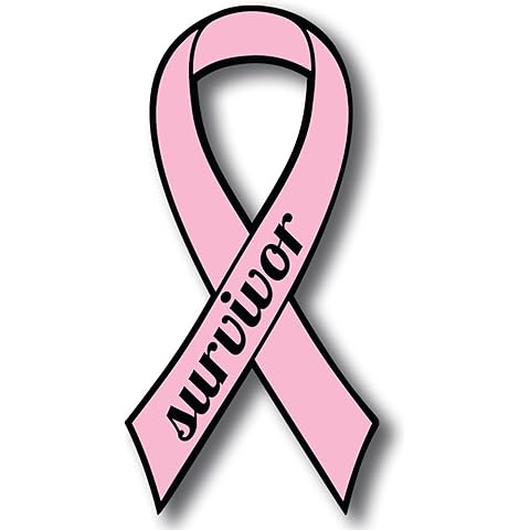 Magnet Me Up: Breast Cancer Survivor Pink Ribbon Magnet Decal - 3.5x7 Inches, Heavy-Duty Automotive Magnet for Car, Truck, SUV - Show Support and Raise Awareness with This Meaningful Auto Magnet
