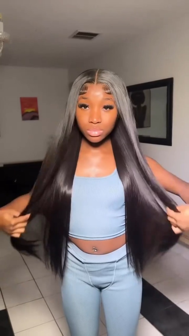 Amazon.com : Straight Bundles Human Hair 10 12 14 Inch Human  display picture 3