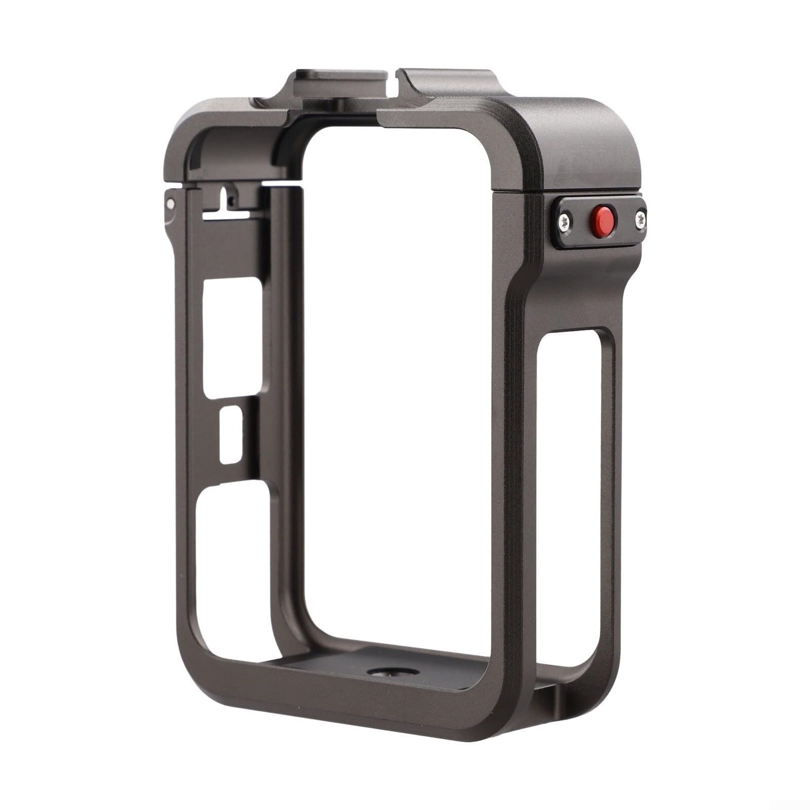Cage DJI OSMO 360 compacte en aluminium gris pour vos vlogs de voyage à vélo