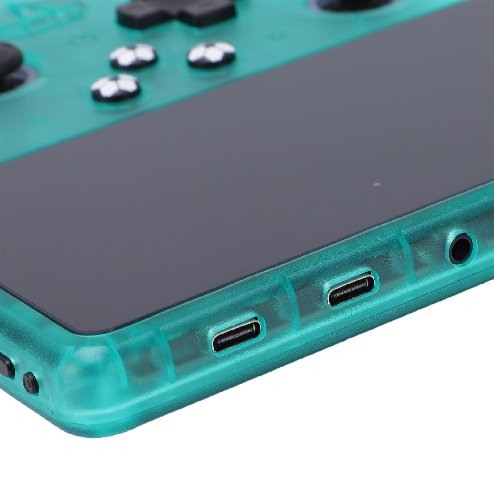 Cocoarm Consola de Juegos Portátil Retro Dispositivo de Juego Portátil ABS con Pantalla 720P de 6 Pulgadas 128 GB 6000 MAh Joysticks RGB Duales para Viajes Noches de Juegos Familiares Reproductores