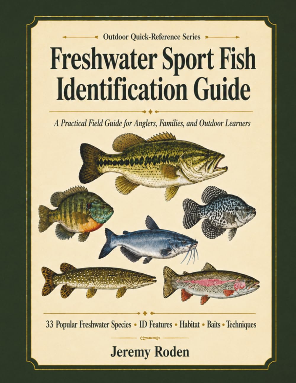 Freshwater Sport Fish Identification Guide: A Practical Field Guide for Anglers, Families, and Outdoor Learners