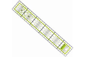 Clear 5x30cm/2x11.8Inch High Transparent Acrylic Metric Quilting Ruler