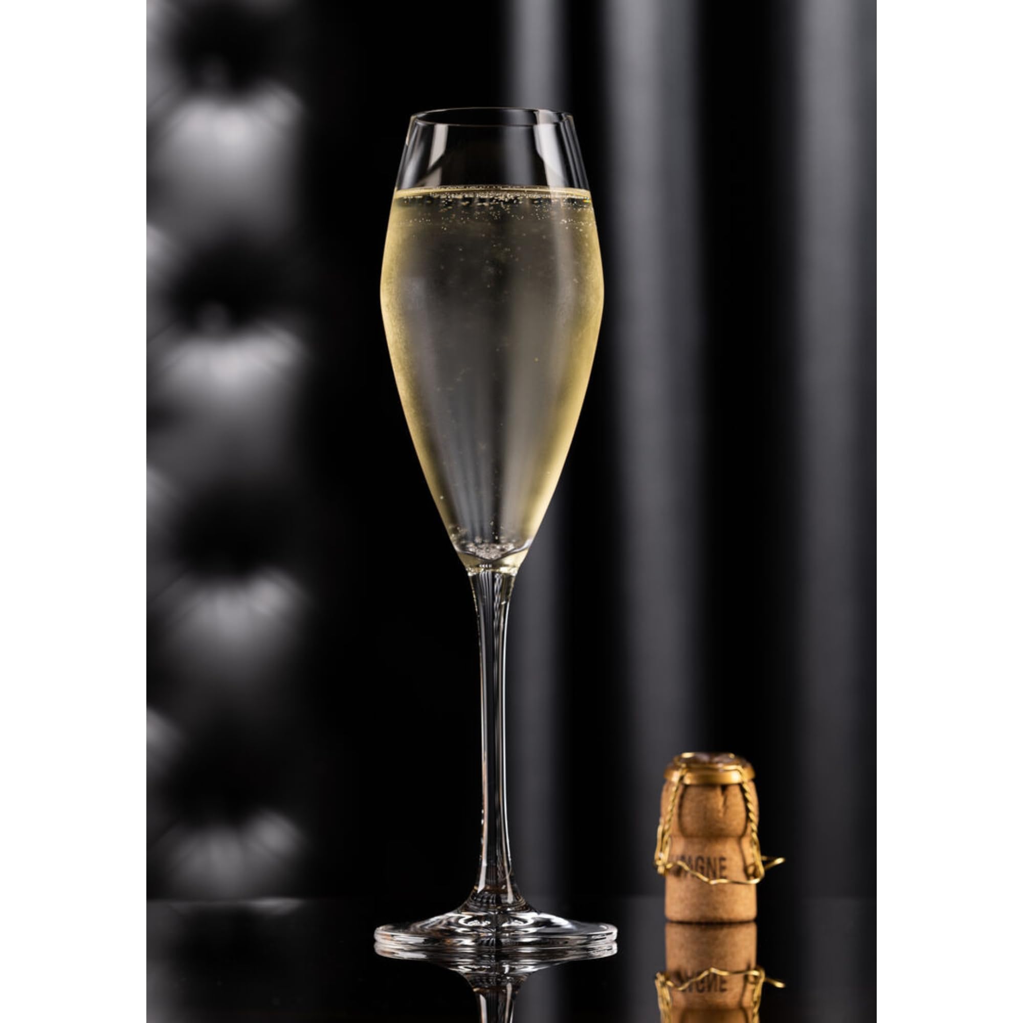 Utopia Seine Flute Glass 9.25oz / 260ml, R254107-00000-B01006, Pack of 6, Transparent - Image 2