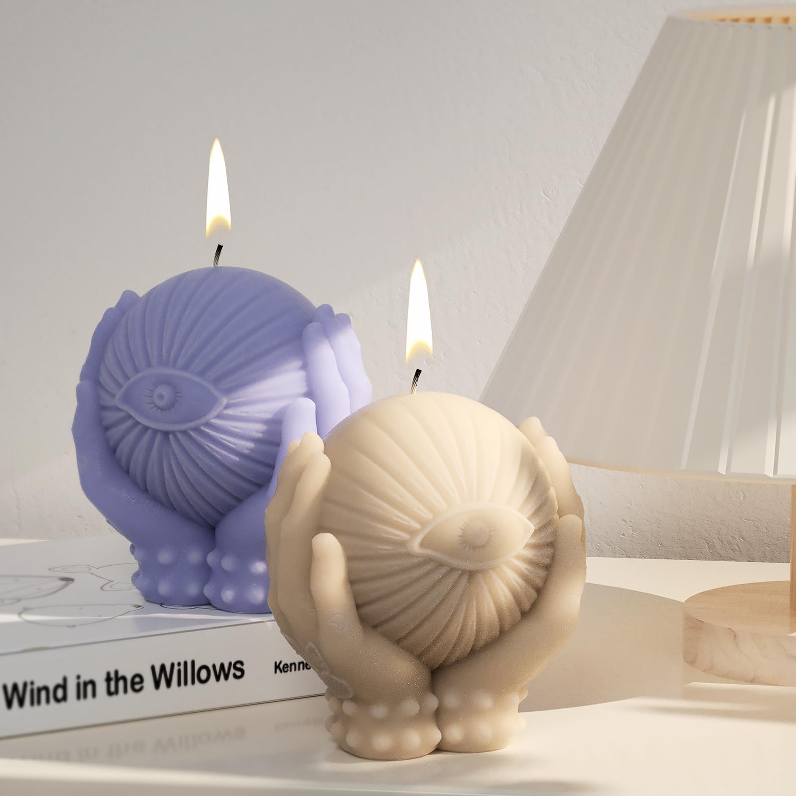 Skull Eye Candle Mold Hand Crystal Ball Mold Ghost Mold 3D