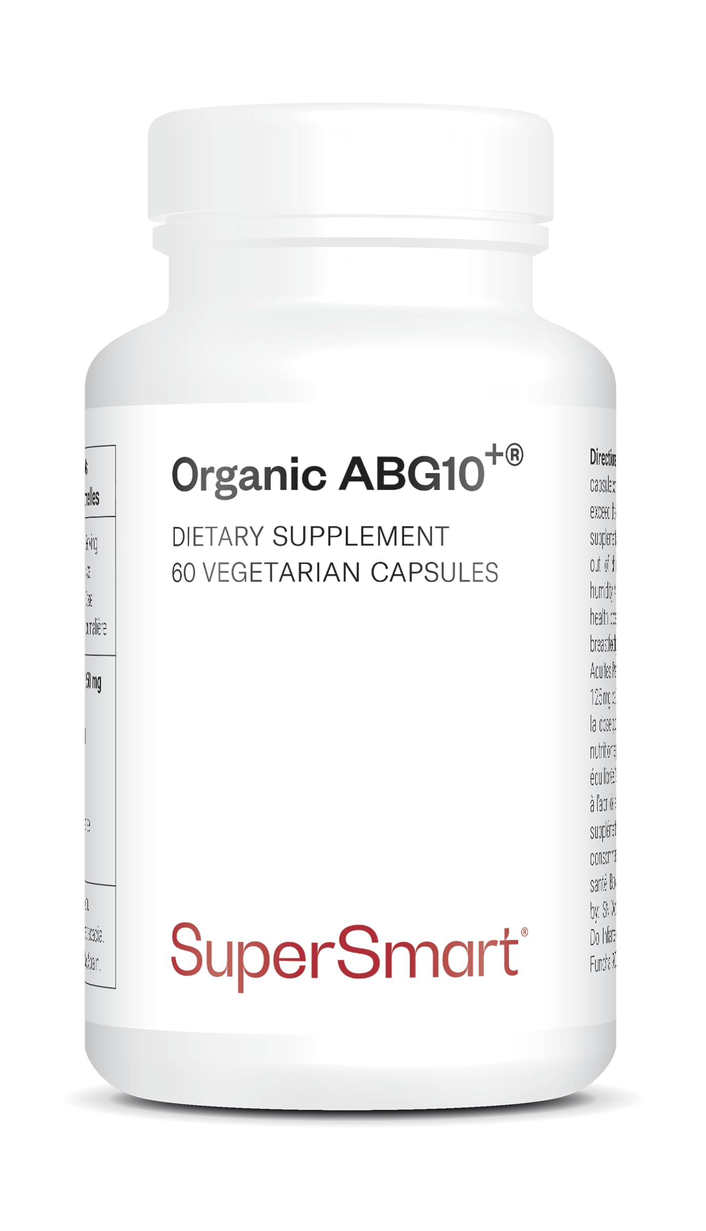 SuperSmart - ABG10+ ® - Estratto di Aglio Nero - Protegge le Cellule da Danni dei Radicali Liberi & Invecchiamento delle Cellule |Gluten Free - 60 Capsule Vegetariane