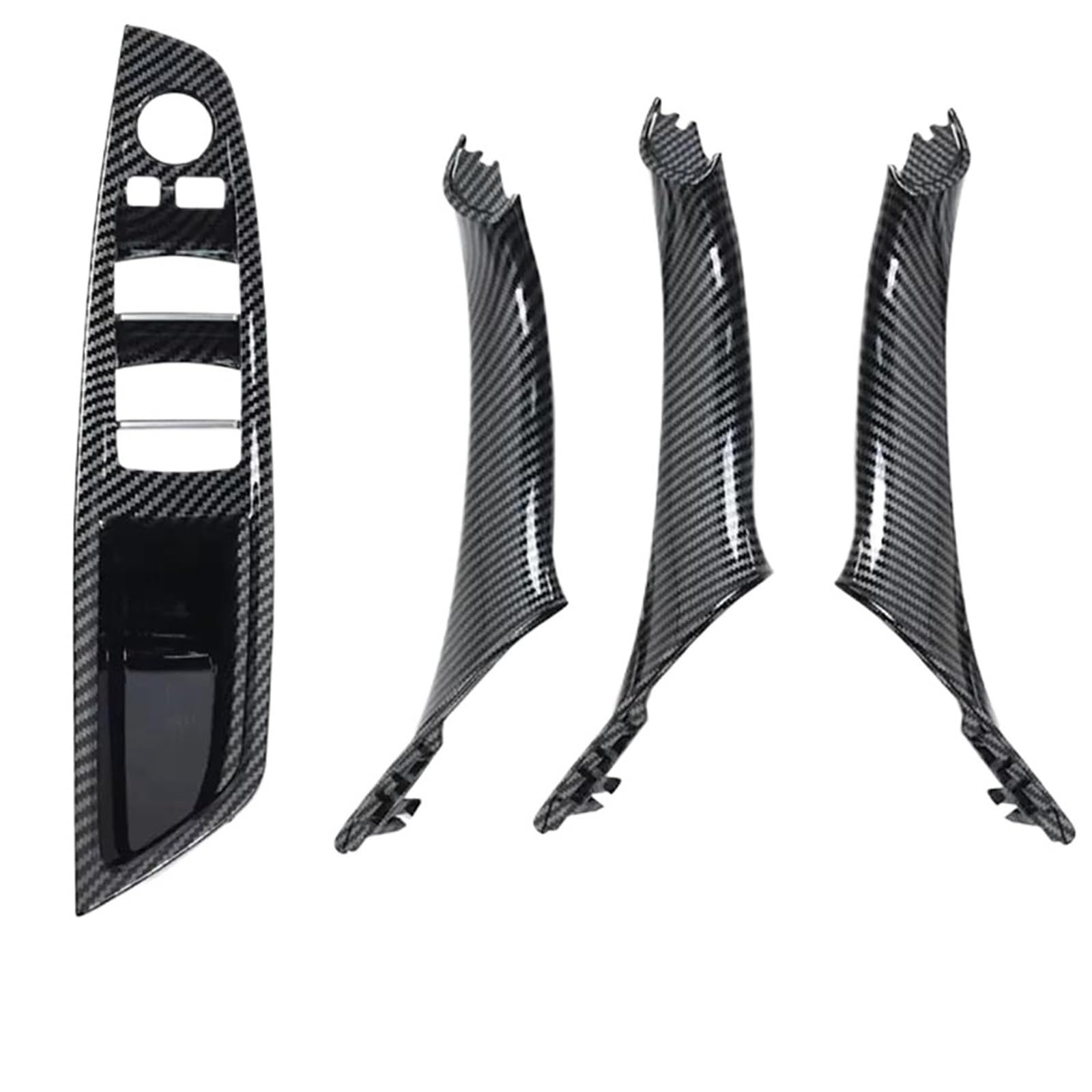 Rwrpqedexm Carbon Fiber Door Handle Interior For 520I 523I 525I 528I F10 F11 F18 Car Interior Door Pull Handle Door Pull Handle