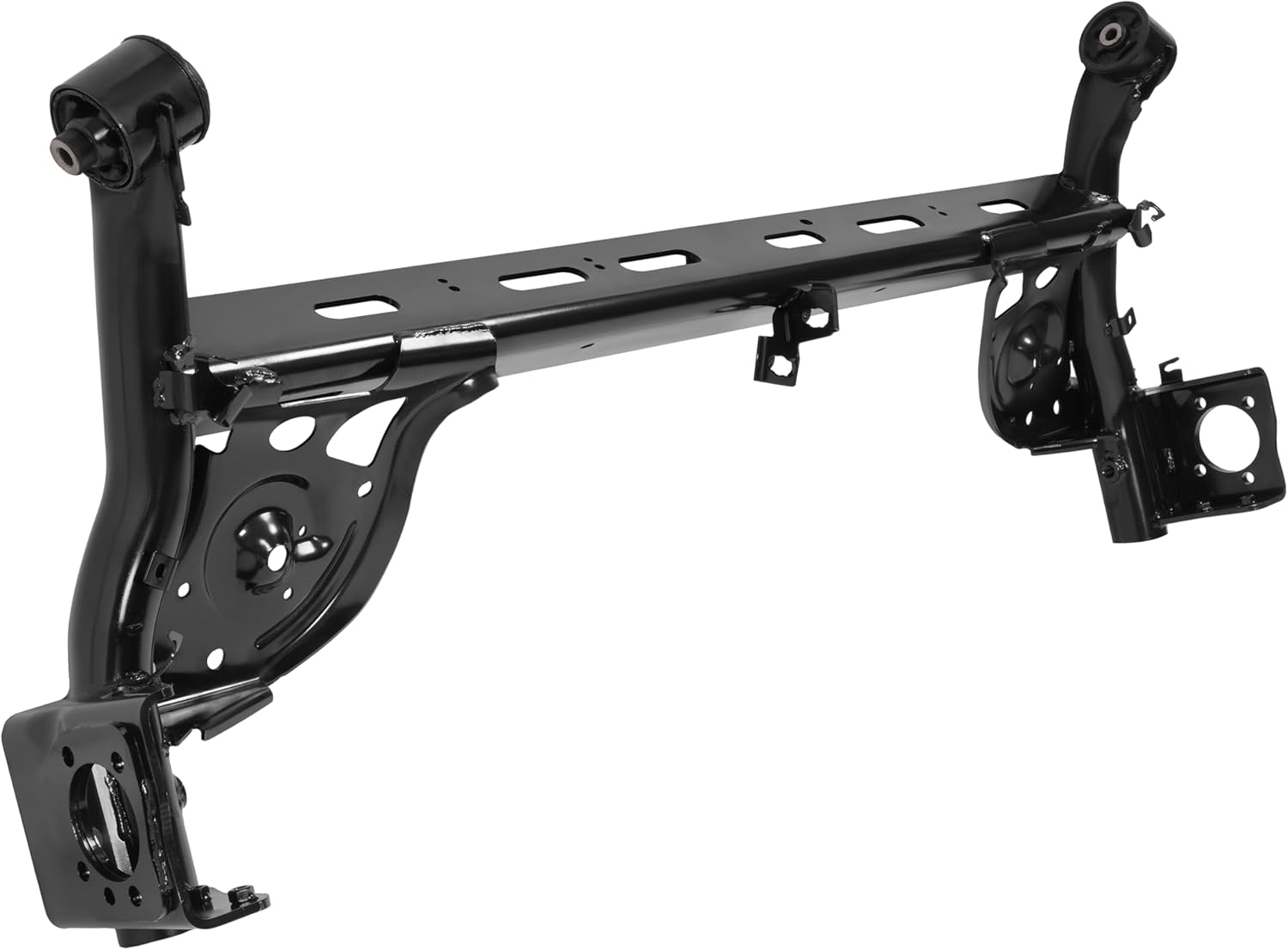 Rear Axle Beam Subframe Suspension Crossmember Compatible with 2007-2012 Nissan Versa Steel Electrophoresis Primed Black