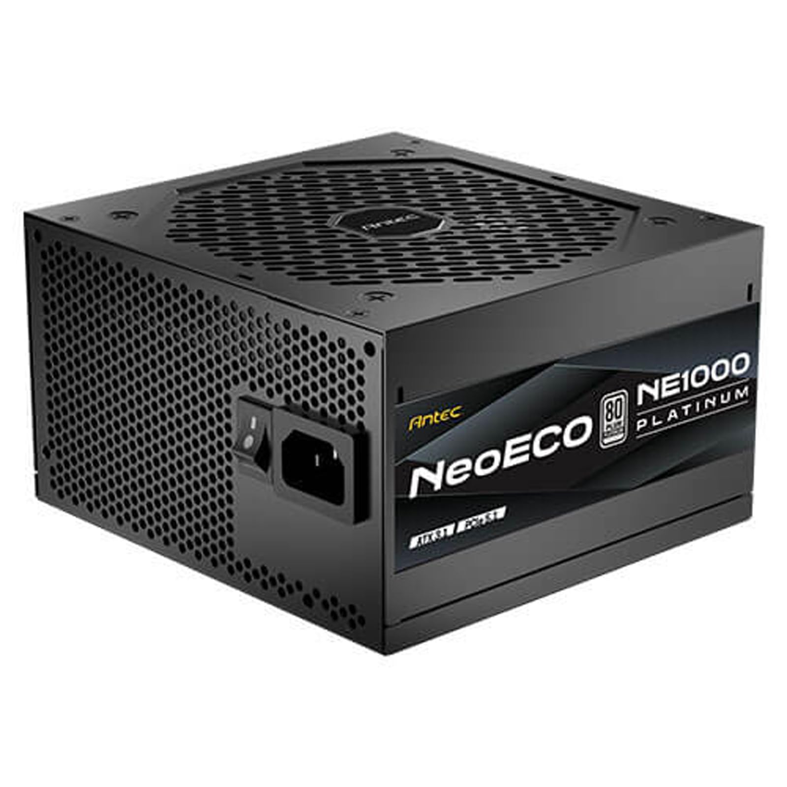 ANTEC NE1000P EC PC zasilacz sieciowy 1000 W, czarny | Obsługa ATX 3.1 i PCIe-5.1 z natywnym złączem 12 V-2x6