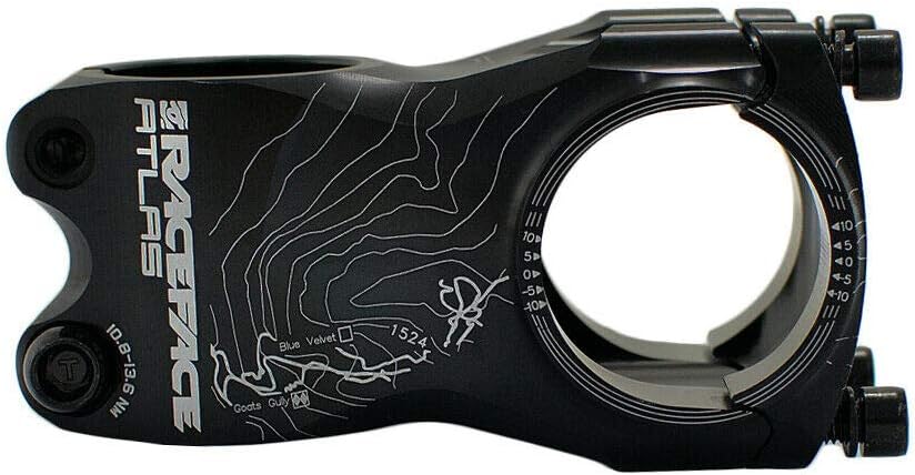 RaceFace Atlas MTB Downhill Bike Bicycle Stem 31.8x50mm 0 degree Black, RF1989