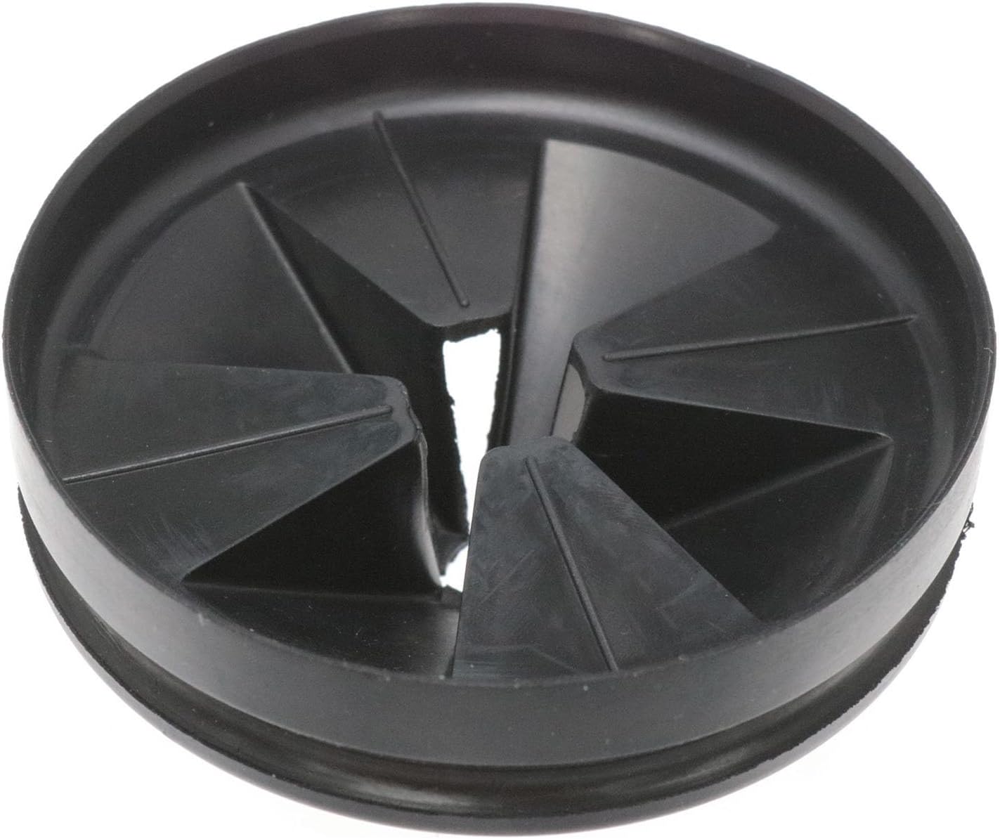 Lovelysp Garbage Disposal Splash Guard Drain Splash Guard Collar Quiet Collar Cover Rubber Sink Baffle Quiet Cover Replacement (Black) 1PCS