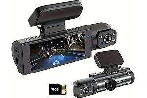 1080P Dual Lens Dash Camera with IR Night Vision - Enhance Your Driving Experience!