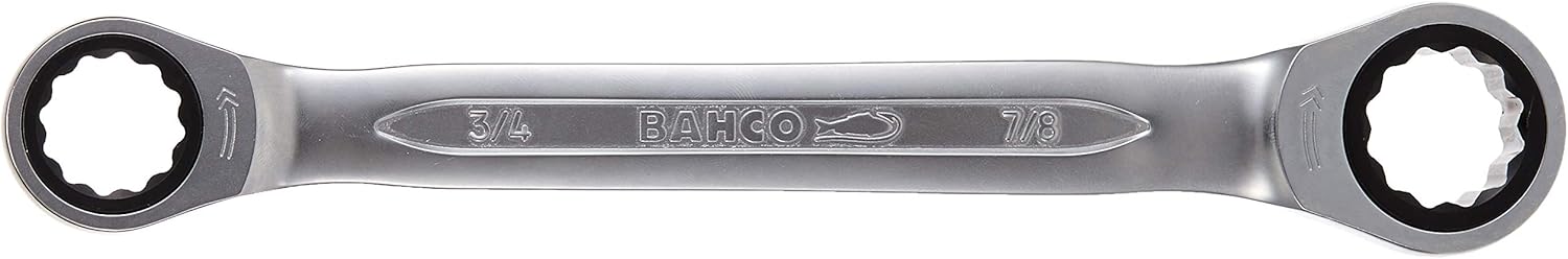 BAHCO BH1320RZ-3/4-7/8 Ratchet Wrench Double Flat