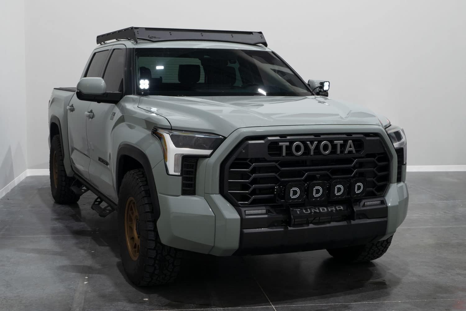 Diode Dynamics Stage Series Backlit Ditch Light Kit compatible with Toyota Tundra 2022-2025, SS3 Sport Yellow Combo
