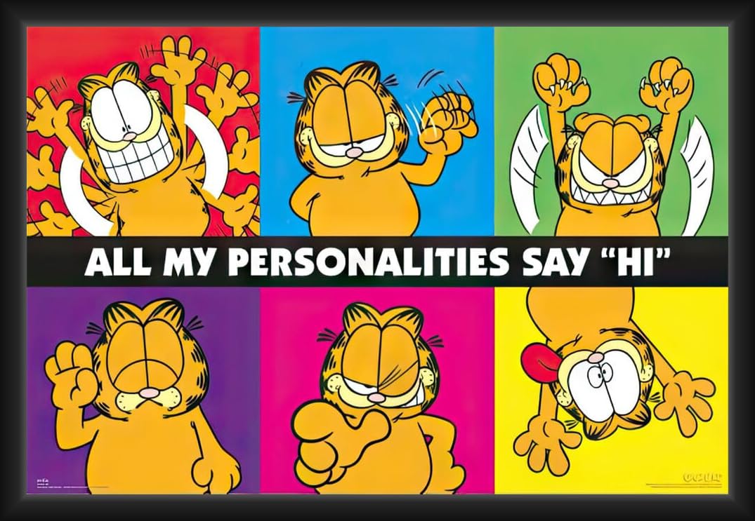 Cadre Garfield All My Personalities sous licence officielle