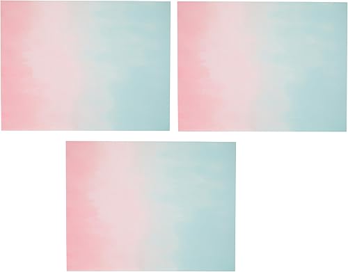 Miniatura 4 de The Gift Wrap Company 58-189221 Papel de regalo plano Ombre, 30" x 23", Multicolor Pastel, 3 piezas