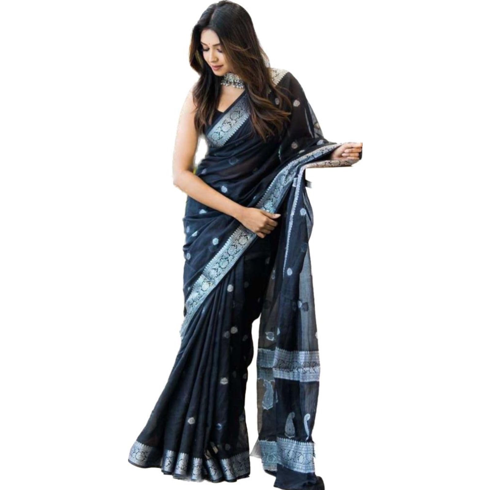 Bengal Pure Cotton Traditional Ethnic fill Exclusive Party And Wedding Jamdani With bright Work Border Saree For Women