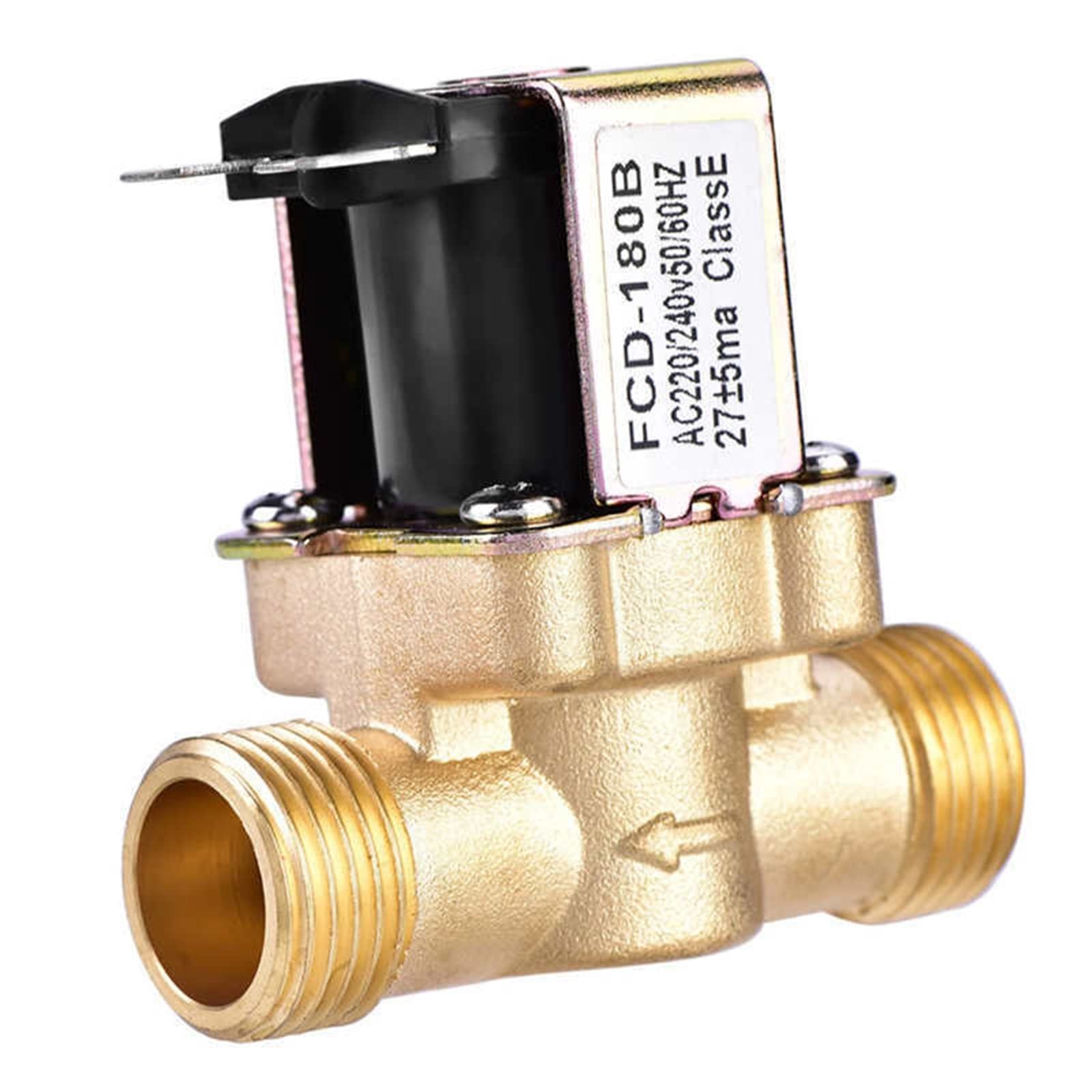 Électrovanne de contrôle de l'eau en laiton 3/4 pour arrosage automatique