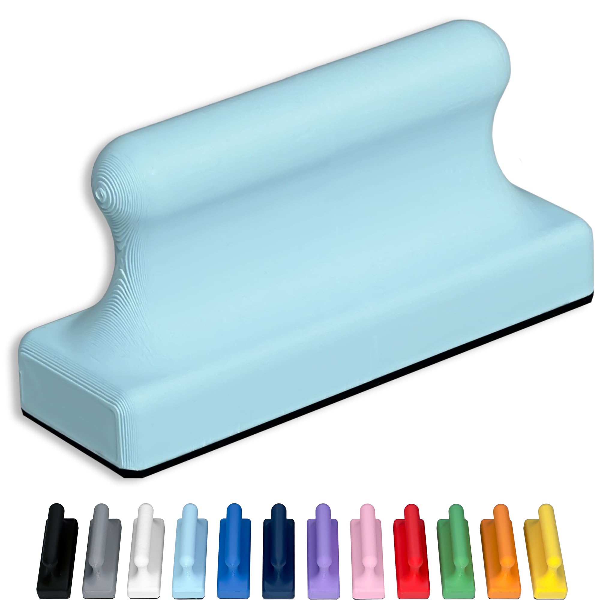 Glassboard Studio Mega Magnets - Neodymium - Heavy Duty, Colorful, Ergonomic, Ideal for Crafting, Quilting, and as Magnetic Knife Holders (1, Ice Blue Pawn)