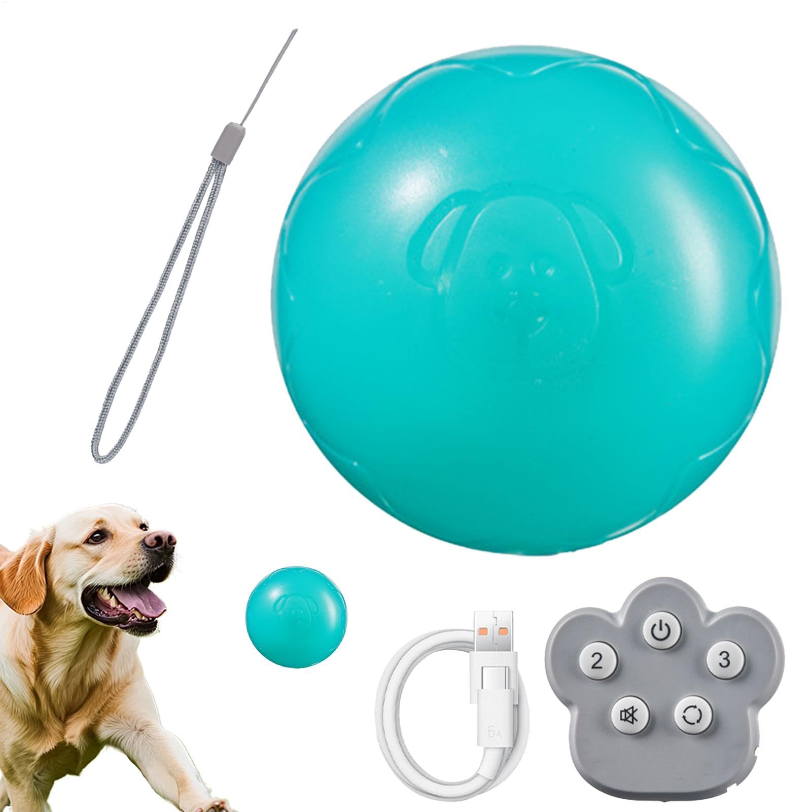 Balle rebondissante pour chien autonome pour amuser votre animal au salon ou au jardin