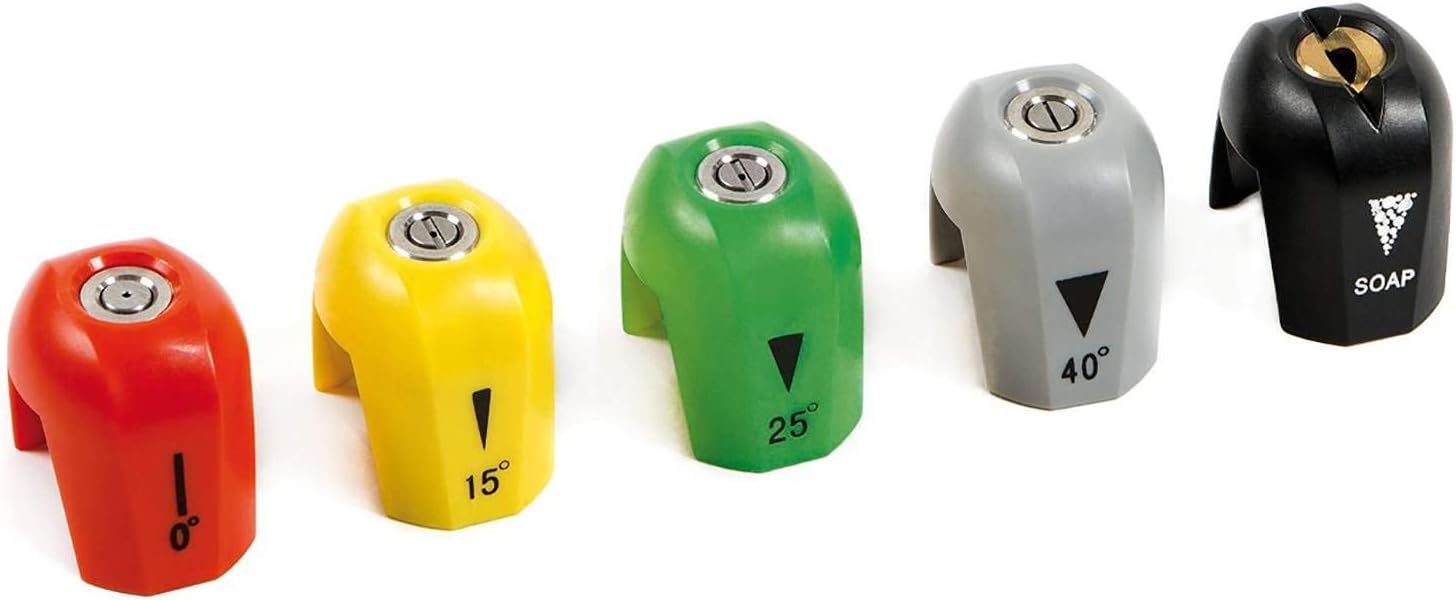 Sun Joe SPX3000-TPS Quick-Connect Spray Tip Set 5pc for SPX 3000 Series