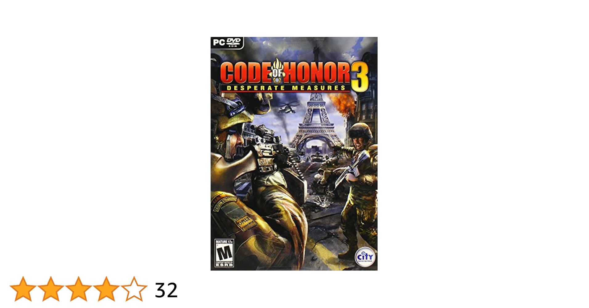 Code of Honor 3: Desperate Measures (輸入版) Amazon.com: Code of Honor 3: Desperate Measures - PC : Video