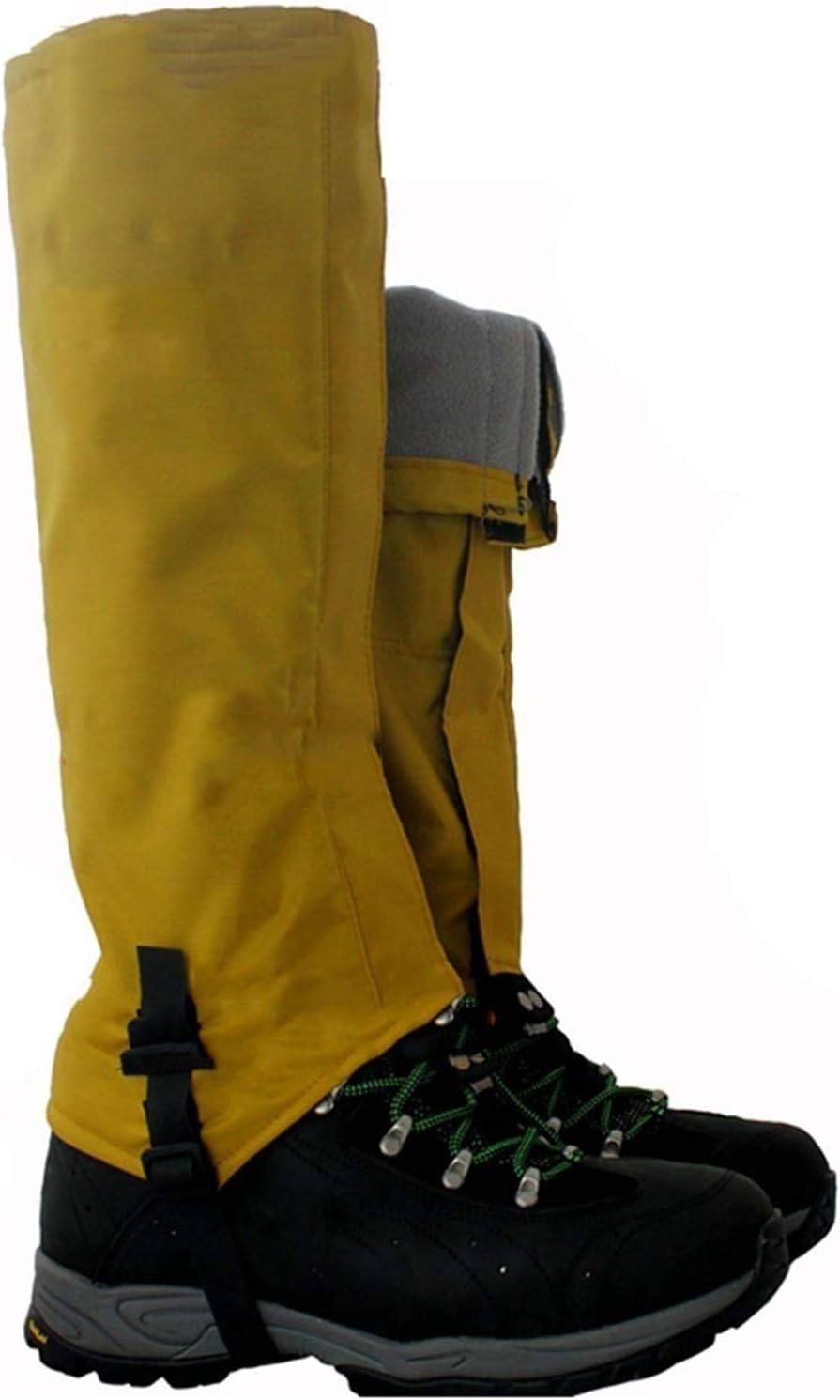 Leg Gaiters Climbing Leggings, Outdoor Hiking Gaiters Waterproof Leg Guards Shoe Covers Mudguards, Suitable for Outdoor Running Jungle Snake-proof (Color : A, Size : S)