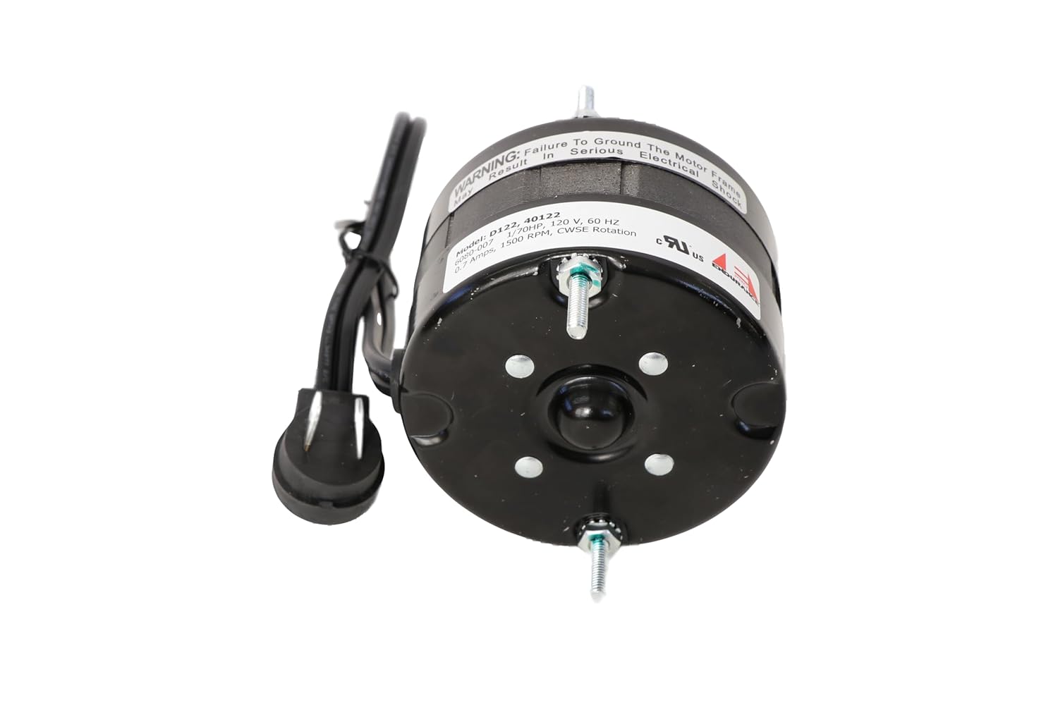 Endurance Pro D132, D122, D120 3.3” Frame, Replacement for Fasco, General Purpose Shaded Pole Electric Motor, Totally Enclosed with Sleeve Bearing, 1/70HP, 1500rpm, 115V, 60Hz, 0.7 amps, CW Rotation